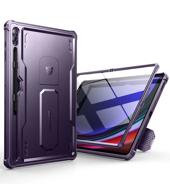For Samsung Galaxy Tab S9 / S8 / S10 Ultra Heavy Shockproof Full Body Protective Case With Pen Holder Built In Screen Protector