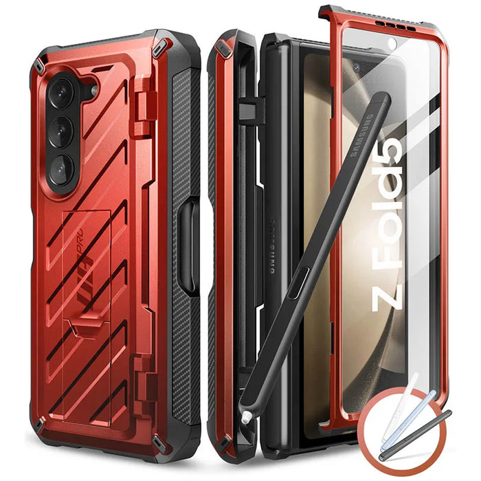For Samsung Galaxy Z Fold 5 5G 2023 Ub Pro Full-Body Dual Layer Rugged Case With Built-In Screen Protector