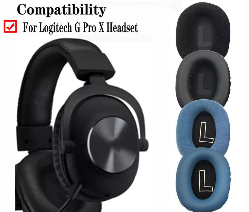 Pair of Replacement Earpads For Logitech G Pro X / Gpro Headphones