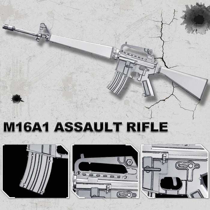 Metal M16A1 Rifle Puzzle Set For Adults