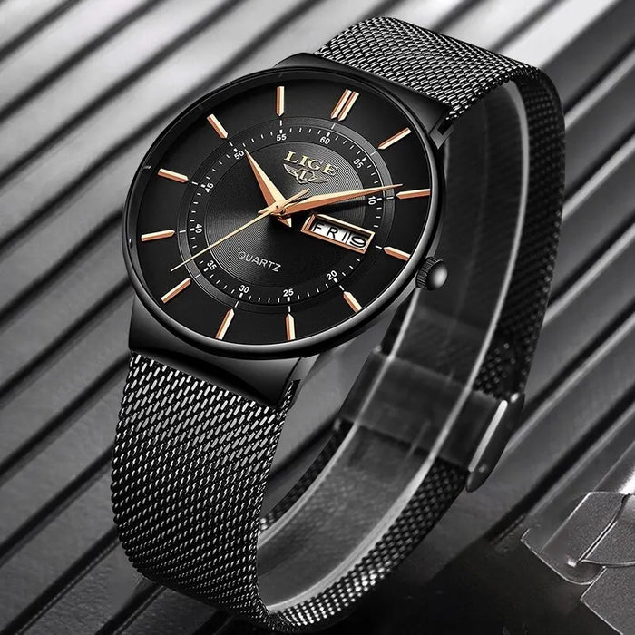 Ultra Thin Waterproof Mens Quartz Watch