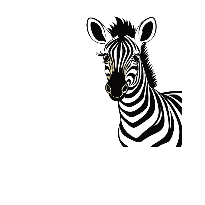 Adorable Zebra Wall Decals For Living Room Decor