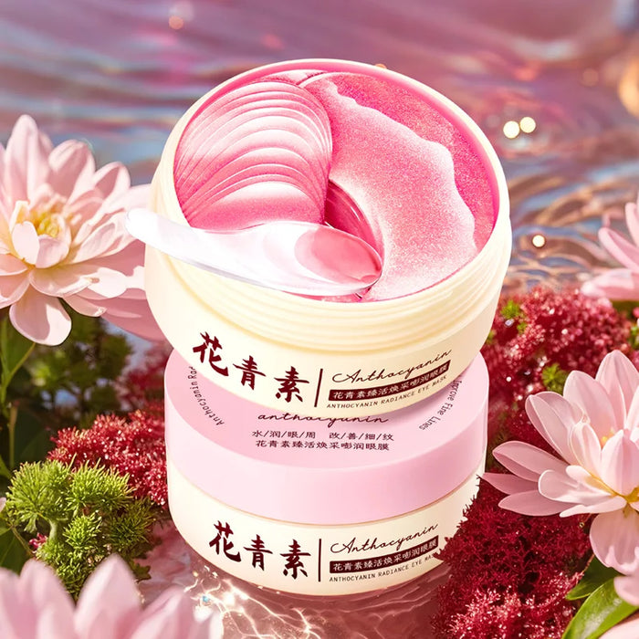 60 Piece Anthocyanin Lutein Eye Mask For Dark Circles & Anti Aging