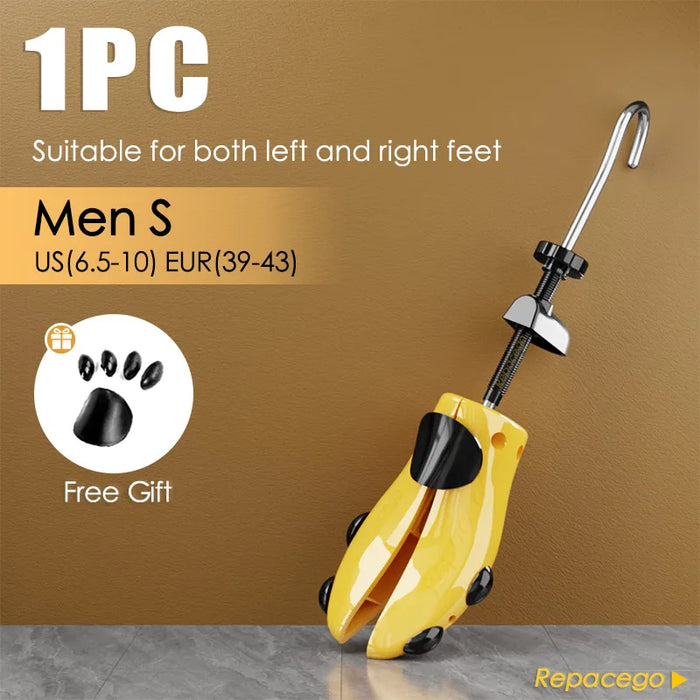 Unisex 2 Piece Plastic Universal Adjustable Length Width High Low Top Shoes Stretcher Expander Extender Keeper Tree