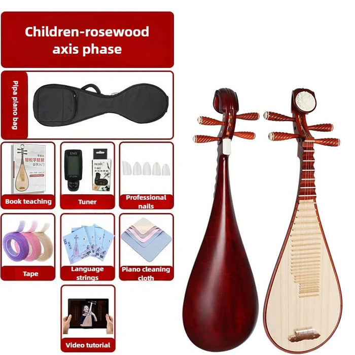 Chinese Classical Wooden Lute For Beginners And Professionals