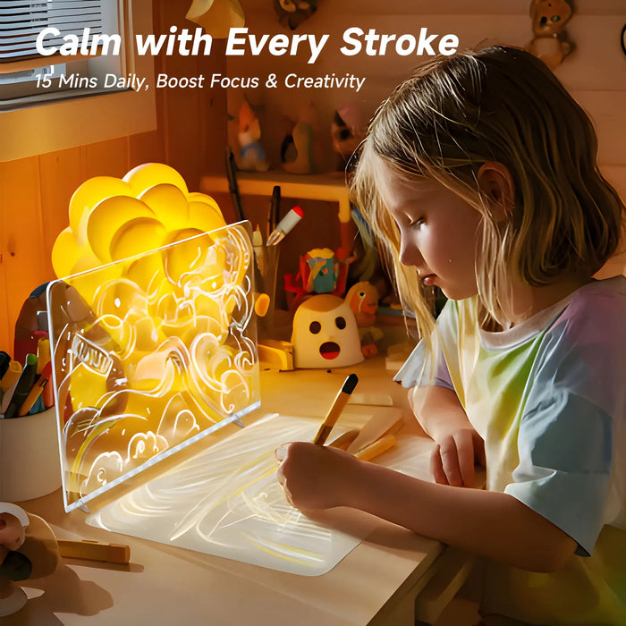 7-Colour Led Message Board With Stand