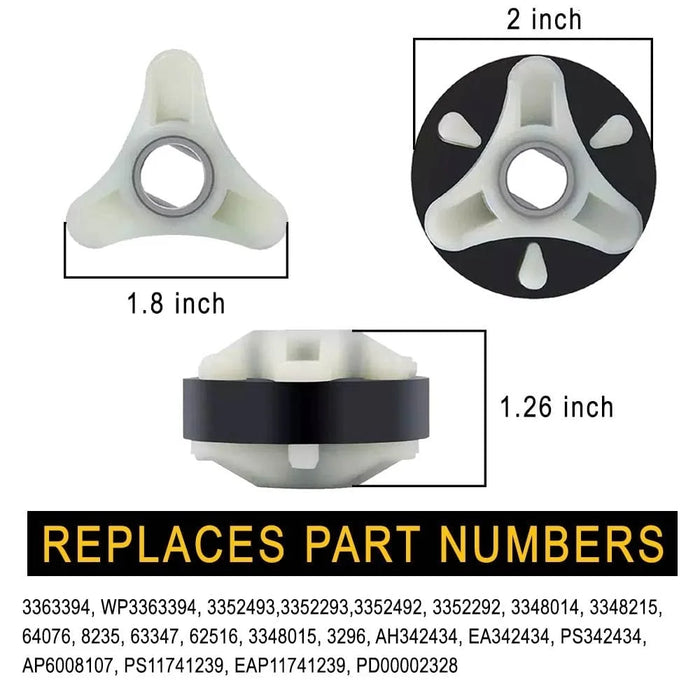 285753A Metal Motor Coupling Kit For Whirlpool Kenmore Washers Ap3963893 Ps1485646 1195967 285753Avp 21003 280152 285140 285743