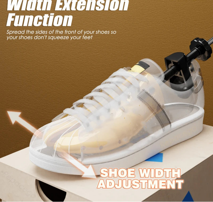 Unisex 2 Piece Plastic Universal Adjustable Length Width High Low Top Shoes Stretcher Expander Extender Keeper Tree