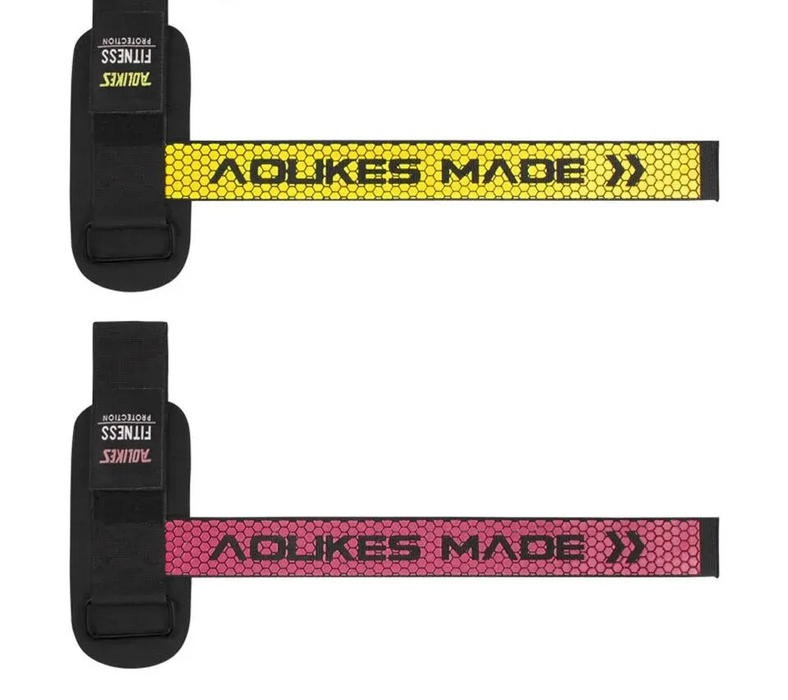 Pair of Anti Slip Weightlifting Straps Strength Training Wrist Support