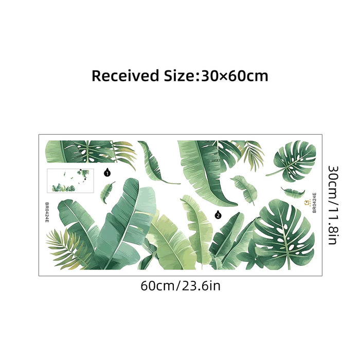 Greenery Plant Wall Sticker For Home Decor