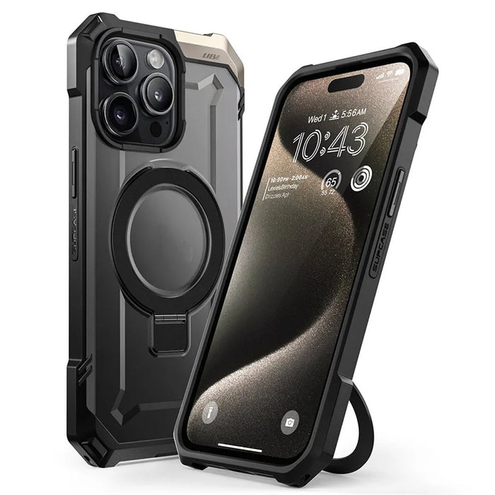 For Iphone 15 Pro Max 6.7 Inch 2023 Ub Grip Anti-Scratch Heavy Duty Rugged Magnetic Phone Case
