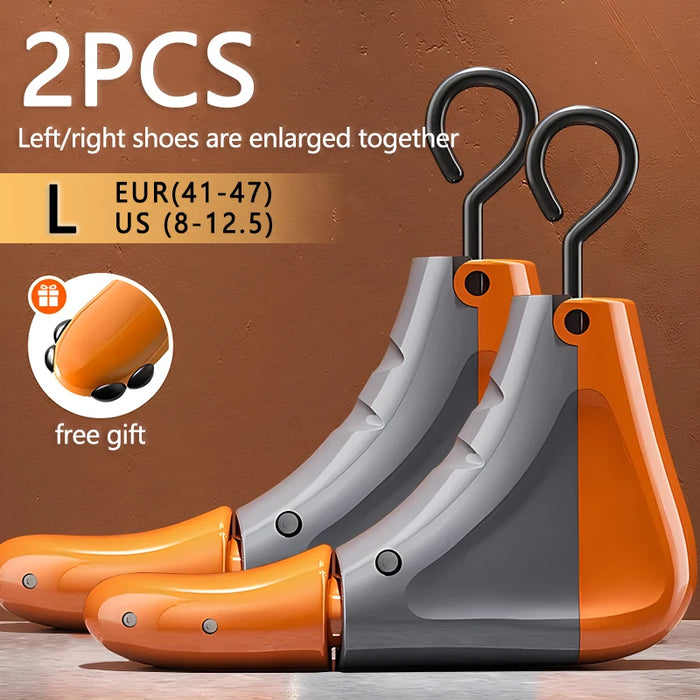 Unisex 2 Pieces Universal Adjustable Length Width High Low Top Shoes Stretcher Expander Extender Keeper Tree