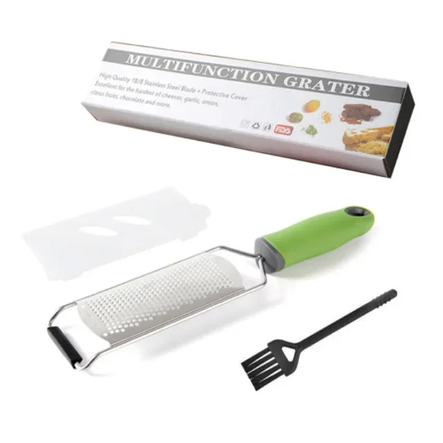 Stainless Steel Cheese Grater With Long Handle