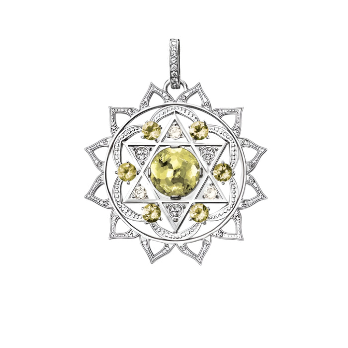 925 Sterling Silver Heart Chakra Pendant Fashion Jewelry For Women & Men