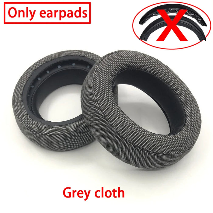 Pair of Hs50 Hs60 Hs70 Pro Headphone Ear Pads Leather Sleeve Head Beam Cover