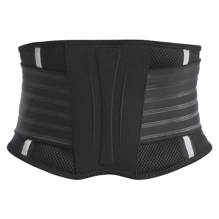 Reflective Sports Waist Support Belt For Men / Women Breathable Lumbar Brace