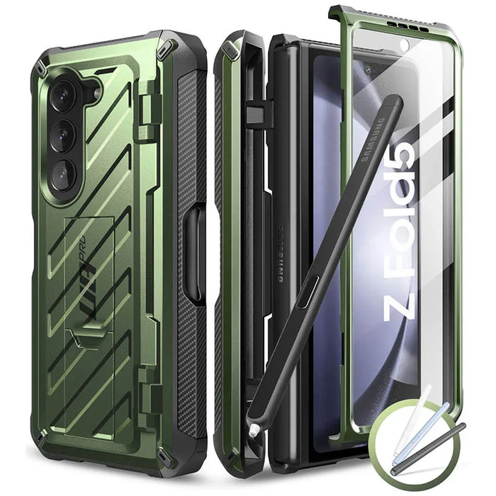 For Samsung Galaxy Z Fold 5 5G 2023 Ub Pro Full-Body Dual Layer Rugged Case With Built-In Screen Protector