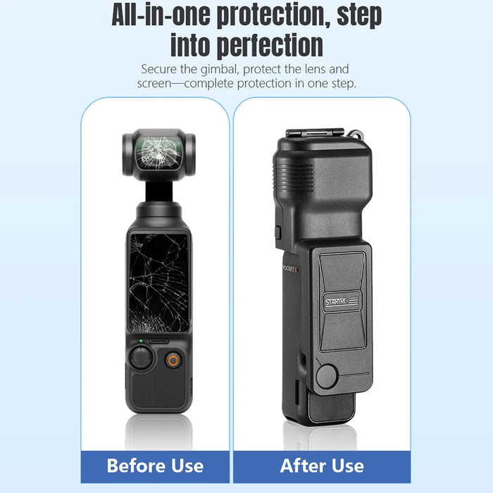 For Dji Osmo Pocket 3 Gimbal Screen Protector Camera Cap Protective Case Anti-Drop Handheld Gimbal Box Camera Lens Accessories