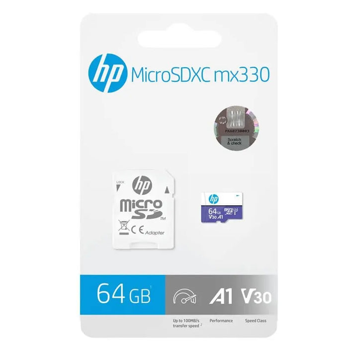 HP High Speed 32gb 256gb Micro Sd Memory Card Class 10 U1 / U3 4k Tf Mecard C10