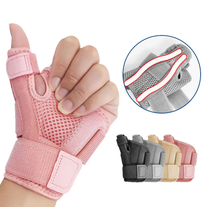 Flexible Wrist Thumb Support Brace For Tendonitis & Arthritis Fits Both Hands
