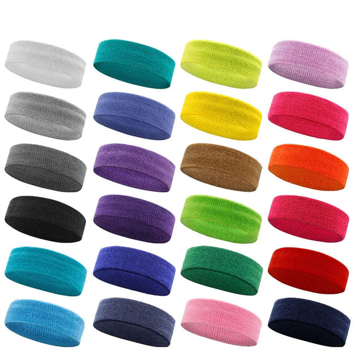 3 Piece Sports Headband & Wristband Set For Men & Women