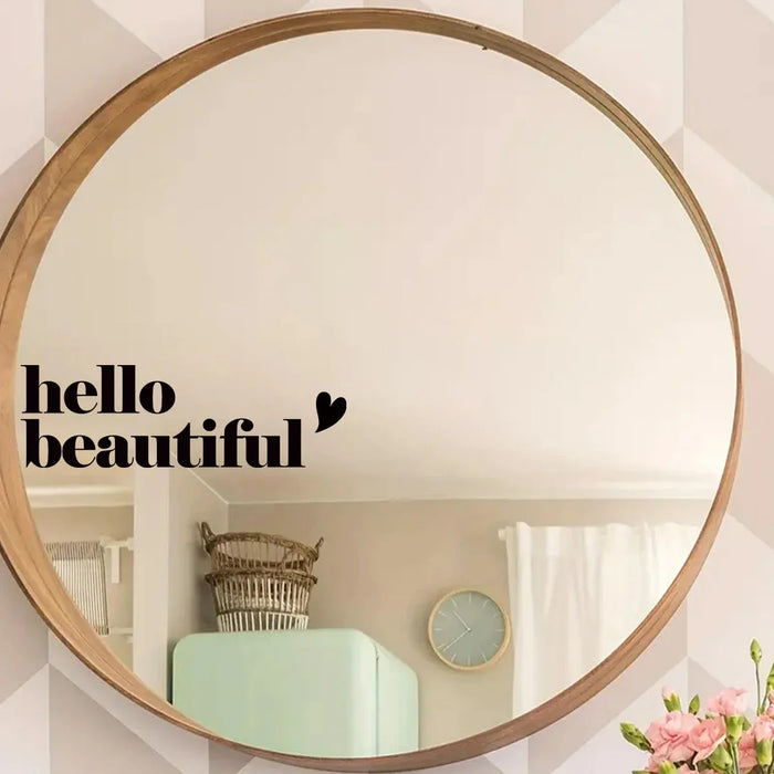 Charming Bedroom Mirror Stickers For Girls