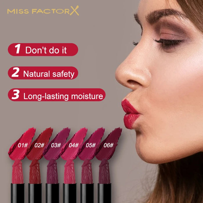 6 Piece Mushroom Lipstick Set - Long Lasting Moisturizing Matte & Waterproof