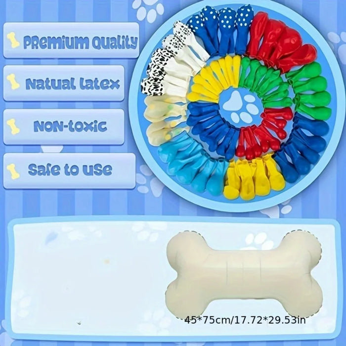 107Pcs Balloon Garland Arch Set Dog Theme Party Birthday Celebration Decoration Home Scene Party Decoration Supplies