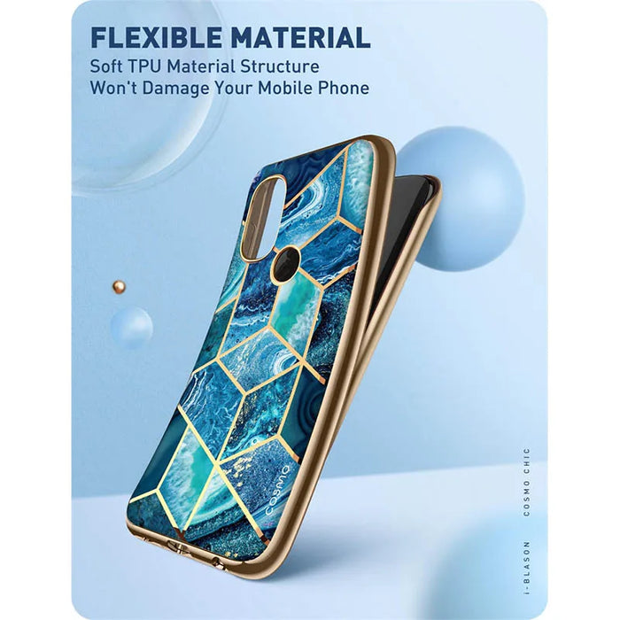 For Moto G Power 2022 Cosmo Chic Designed Slim Stylish Protective Case With Built-In Screen Protector