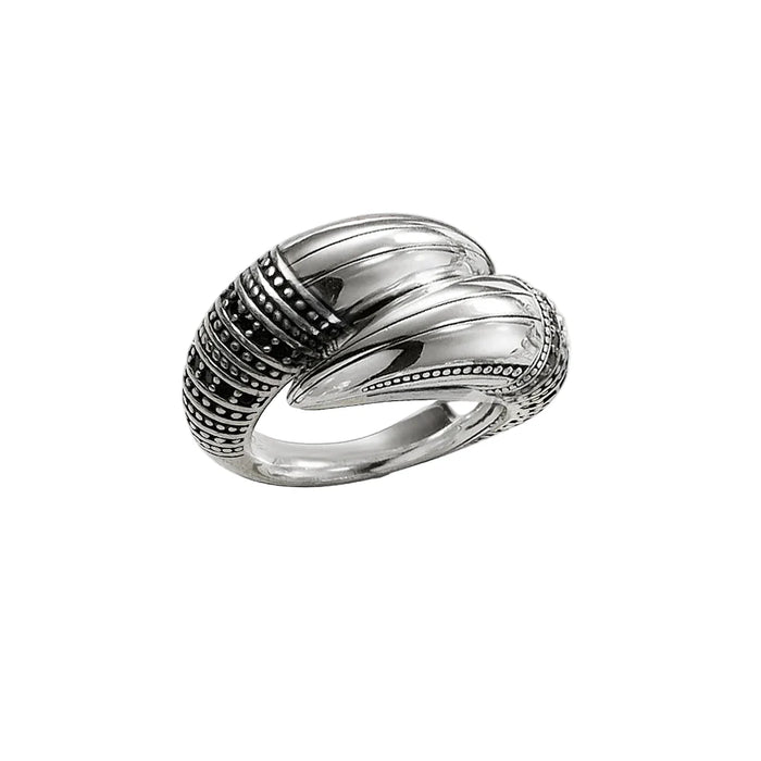 925 Sterling Silver Vintage Men Claw Ring Rebel