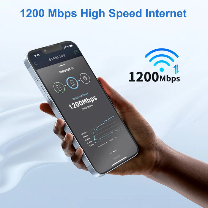 1200Mbps Starlink Satellite Cable Multifunctional Router Extender