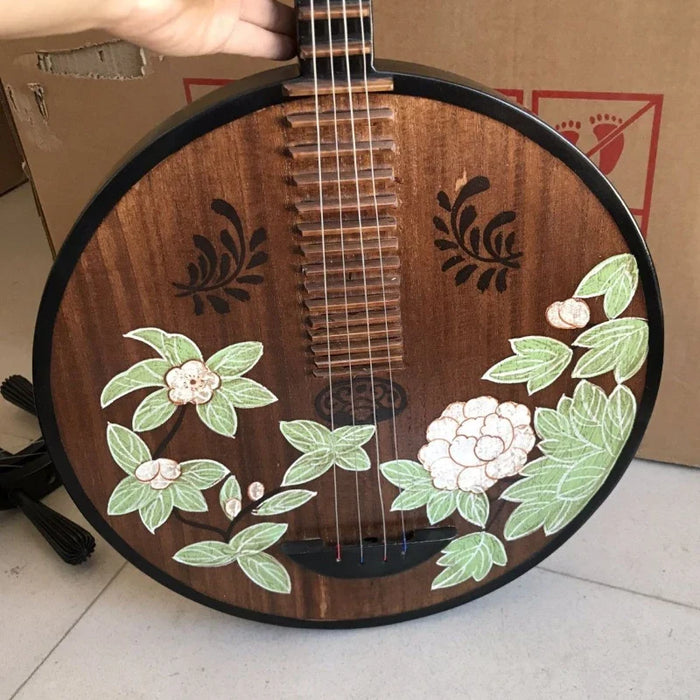 Traditional Chinese Pipa Solid Wood Beginner Friendly