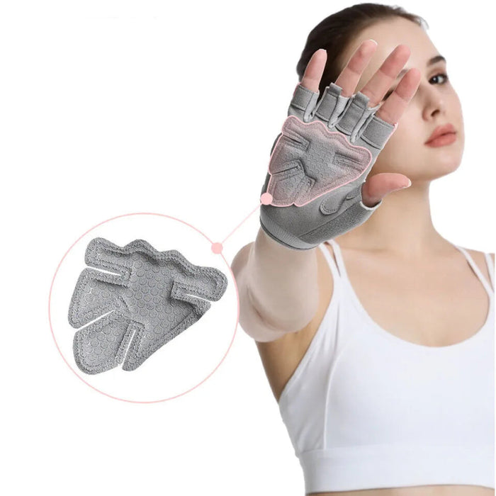 Pair of Breathable Fitness Gloves For Crossfit & Weight Lifting