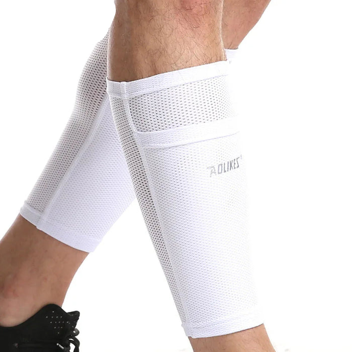 Pair of Adult Soccer Shin Guard Sleeve
