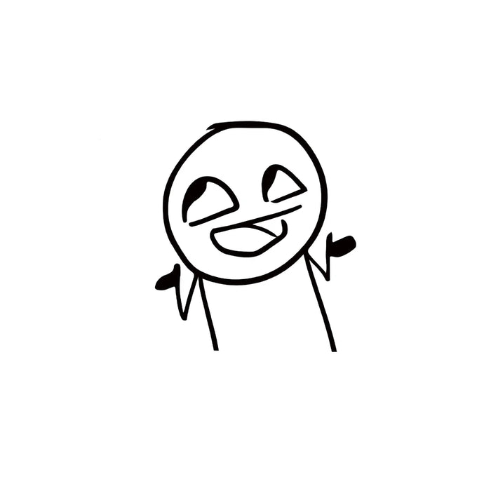 Emoji Stick Figure Wall Stickers For Kids Room Decor