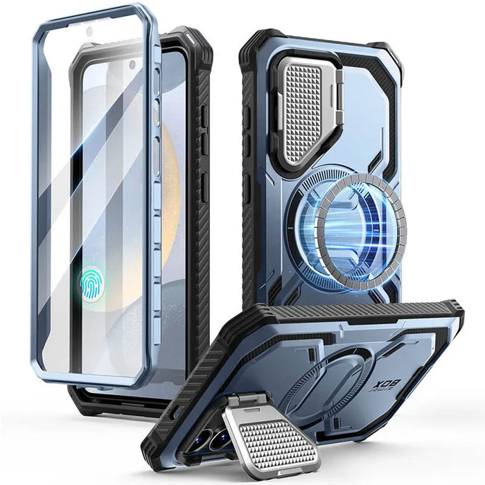 For Samsung Galaxy S25 2025 6.2 Inch Screen Armorbox Magnetic Case With Camera Protection