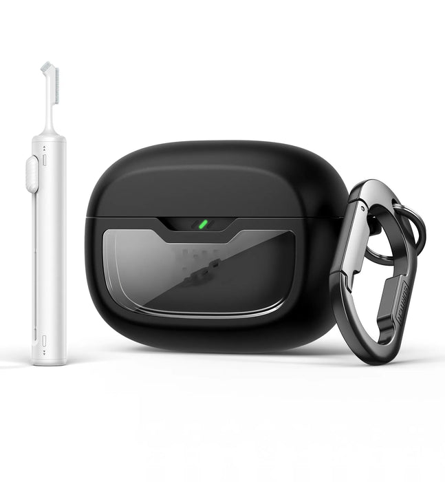 For Jbl Vibe Beam / Jbl Vibe Beam 2 / Jbl Vibe 200Tws Earbuds Shockproof Magnetic Protective Headphone Case With Anti Lost Keychain