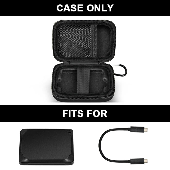 Hard Storage Case For Crucial X10/X9 Pro 4Tb/2Tb/1Tb Ssd