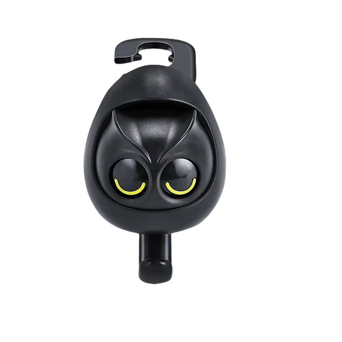 Cartoon Owl Car Seat Back Hook Large Load-Bearing Can Open / Close Eyes Universal Headrest Holder