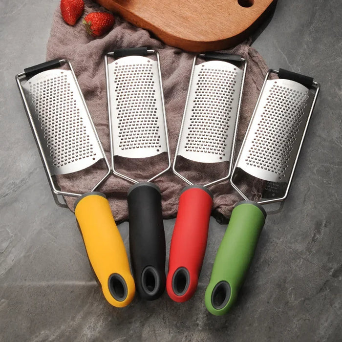 Stainless Steel Cheese Grater With Long Handle
