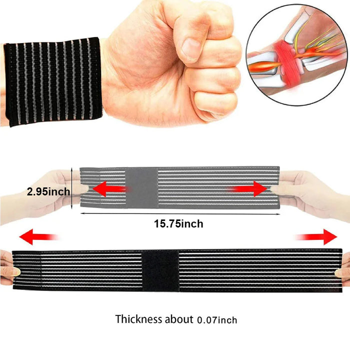 Lightweight Carpal Tunnel Braces For Fitness Sweat Absorbent Wrist Wraps For Sports & Work