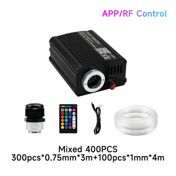 16W Rgbw Car Star Ceiling Light Fiber Optic Led Atmosphere Lamp