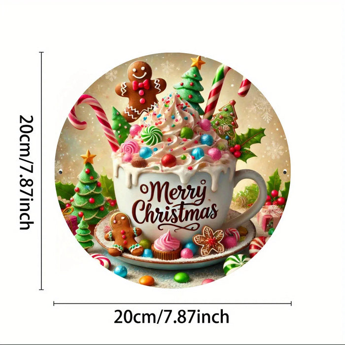 Rustic Christmas Coffee Wall Art Ideal For Home & Garden Perfect Holiday Gift