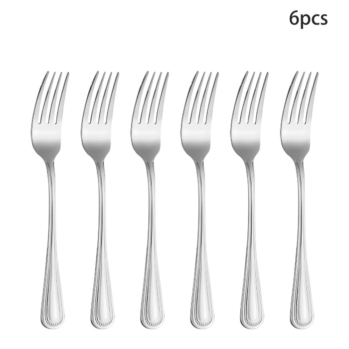 4 / 6 / 16 / 24 Piece Stainless Steel Silver Cutlery Set