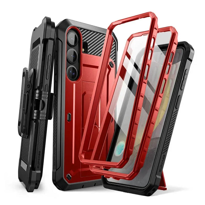 For Samsung Galaxy S25 Plus Ub Pro Rugged Case With Built-In Screen Protector Kickstand Belt Clip