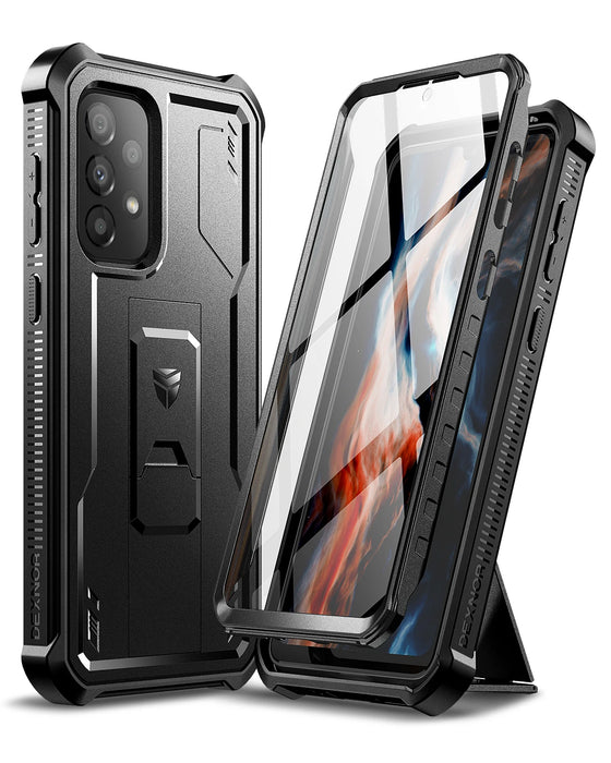 For Samsung Galaxy A33 5G Full Body Bumper Military Grade Armor Shockproof Hard Case With Built-In Screen Protector