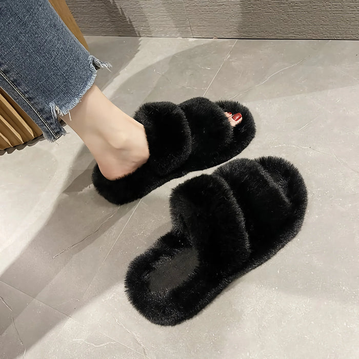 Cozy Plush Slippers For Women Soft & Warm