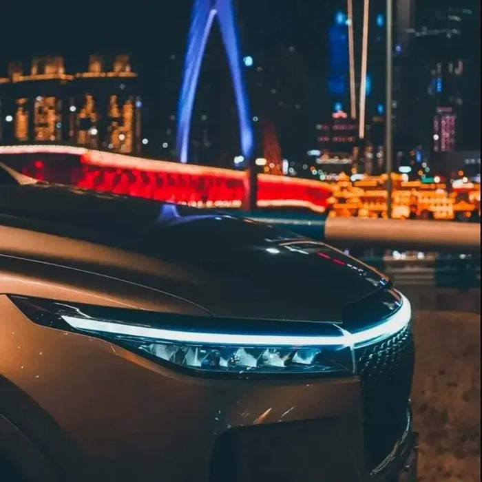 180Cm Led Car Hood Light Strip White Waterproof 12V