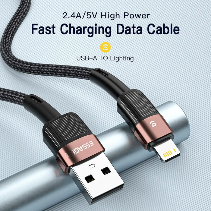 Essager Fast Charging USB Cable for Iphone 2.4a
