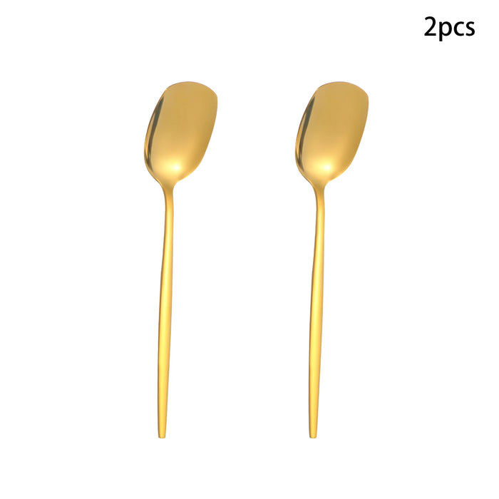 12 Piece Stainless Steel Tableware Set For Hotel Restaurant And Buffet Use